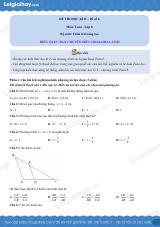 Đề thi học kì 2 Toán 8 Chân trời sáng tạo - Đề số 6